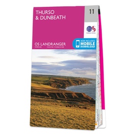 Wandelkaart - Topografische kaart 011 Landranger Thurso & Dunbeath | Ordnance Survey