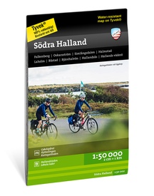 Wandelkaart - Fietskaart Terrängkartor Södra Halland - westkust Zweden | Calazo