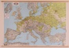 Wandkaart Europa fysisch groot met houten stokken | 170 x 121 cm | Freytag & Berndt