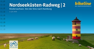 Fietsgids Bikeline Nordseeküsten Radweg 2 Niedersachsen Von der Ems - Hamburg | Esterbauer