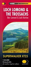 Wandelkaart Loch Lomond & The Trossachs | Harvey Maps