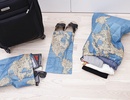 Kadotip Reiswaszakken Around the World Travel Bag Set | Kikkerland