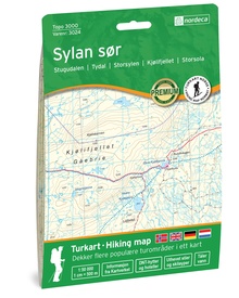 Wandelkaart 3024 Topo 3000 Sylan Sor - zuid | Nordeca