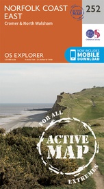 Wandelkaart - Topografische kaart 252 OS Explorer Map | Active Norfolk Coast East | Ordnance Survey