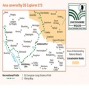 Wandelkaart - Topografische kaart 273 OS Explorer Map Lincolnshire Wolds South | Ordnance Survey