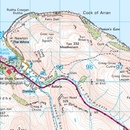 Wandelkaart - Topografische kaart 069 Landranger Isle of Arran | Ordnance Survey