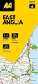 Wegenkaart - landkaart 4 Road Map Britain East Anglia | AA Publishing