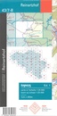 Wandelkaart - Topografische kaart 43/7-8 Topo25 Reinartzhof - Hoscheit | NGI - Nationaal Geografisch Instituut