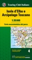 Wandelkaart 4 Carta-guida Isola d'Elba - Archipelago Toscano | Touring Club Italiano