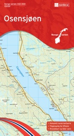 Wandelkaart - Topografische kaart 10059 Norge Serien Osensjøen | Nordeca