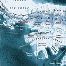 Wandkaart 20091 Antarctica Satellite Map, 78 x 50 cm | National Geographic