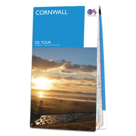 Fietskaart 1 Tour Map Cornwall | Ordnance Survey