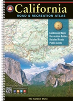 California Road & Recreation Atlas | A3 Formaat | Ringband