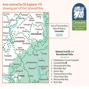 Wandelkaart - Topografische kaart 179 OS Explorer Map Gloucester, Cheltenham, Stroud | Ordnance Survey