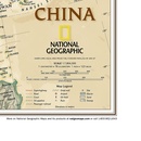 Wandkaart China, antiek, 76 x 59 cm | National Geographic Wandkaart 20485 China, antiek, 76 x 59 cm | National Geographic