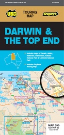 Wegenkaart - landkaart 590 Darwin & the Top End | UBD Gregory's