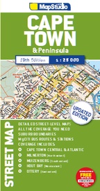 Stadsplattegrond Streetmap Cape Town - Kaapstad | MapStudio