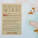 Scratch Map European Wines - Europese Wijnen Collect & Scratch | Maps International