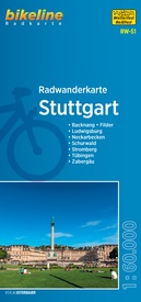 Fietskaart S1 Bikeline Radkarte Stuttgart | Esterbauer