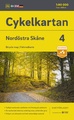 Fietskaart 4 Cykelkartan Nordöstra Skåne - noordoost Skane | Norstedts