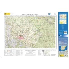 Topografische kaart 702-III San Vicente de Alcántara | CNIG - Instituto Geográfico Nacional1