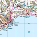 Wandelkaart - Topografische kaart 193 Landranger Taunton & Lyme Regis, Chard & Bridport | Ordnance Survey