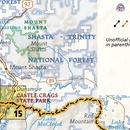 Wandelkaart 1006 Pacific Crest Trail: Klamath Mountains /CA | National Geographic