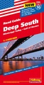 Wegenkaart - landkaart 10 Deep South USA, Mississippi Valley & Gulf of Mexico | Hallwag