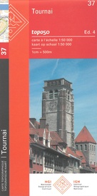 Topografische kaart - Wandelkaart 37 Topo50 Tournai | NGI - Nationaal Geografisch Instituut