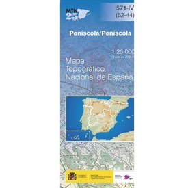 Topografische kaart 571-IV Peníscola / Peñíscola | CNIG - Instituto Geográfico Nacional