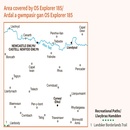 Wandelkaart - Topografische kaart 185 OS Explorer Map Newcastle Emlyn | Ordnance Survey