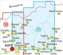 Wandelkaart 31 Valpelline, Saint Barthélemy, Aosta – Valle Centrale | Fraternali Editore