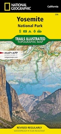 Wandelkaart - Topografische kaart 206 Yosemite National Park | National Geographic