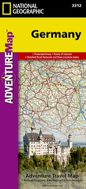 Wegenkaart - landkaart 3312 Adventure Map Germany - Duitsland | National Geographic