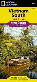 Wegenkaart - landkaart 3016 Adventure Map Vietnam south - Zuid | National Geographic