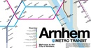 Wandkaart - Stadsplattegrond Arnhem Metro Transit Map - Metrokaart | Victor van Werkhoven