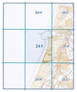 Topografische kaart - Wandelkaart 24F Zandvoort | Kadaster