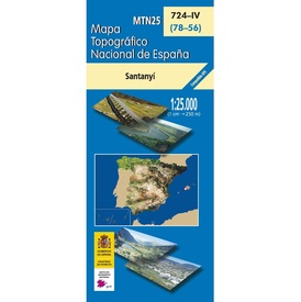 Topografische kaart 724-IV Santanyí (Mallorca) | CNIG - Instituto Geográfico Nacional