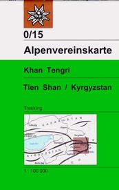 Wandelkaart 0/15 Alpenvereinskarte Khan Tengri - Tien Shan / Kyrgyzstan | Alpenverein