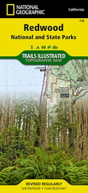 Wandelkaart 218 Topographic Map Guide Redwood National & State Parks /CA | National Geographic