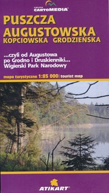 Wandelkaart - Fietskaart - Wegenkaart - landkaart Puszcza Augustowska - Kopciowska Grodzie?ska | Cartomedia