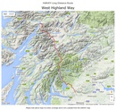 Wandelkaart West Highland Way | Harvey Maps