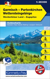 Wandelkaart 3 Outdoorkarte Garmisch-Partenkirchen - Wettersteingebirge | Kümmerly & Frey