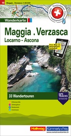 Wandelkaart 18 Maggia / Verzasca / Locarno / Ascona | Hallwag