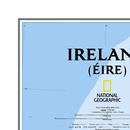 Wandkaart 20427 Ireland – Ierland, 76 x 91 cm | National Geographic