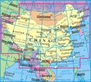 Wegenkaart - landkaart China | Gizi Map