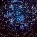 Poster Star map glow in the dark | Maps International