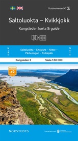 Wandelkaart 3 Saltoluokta – Kvikkjokk Kungsleden | Norstedts