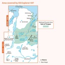 Wandelkaart - Topografische kaart 447 OS Explorer Map Ben Hope, Ben Loyal, Kyle of Tongue | Ordnance Survey