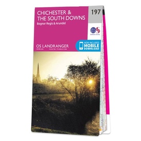 Wandelkaart - Topografische kaart 197 Landranger Chichester & The South Downs, Bognor Regis & Arundel | Ordnance Survey